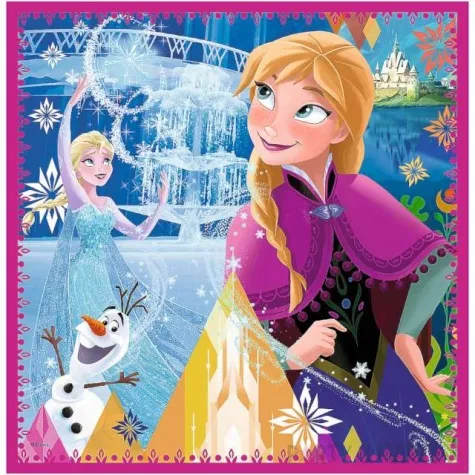 puzzle 3 w 1 frozen zimowa magia trefl 106 elementow