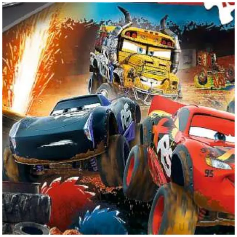 puzzle auta zawody trefl 100 elementow