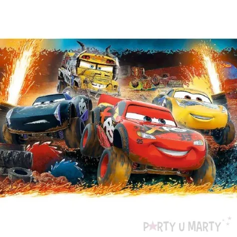 puzzle auta zawody trefl 100 elementow