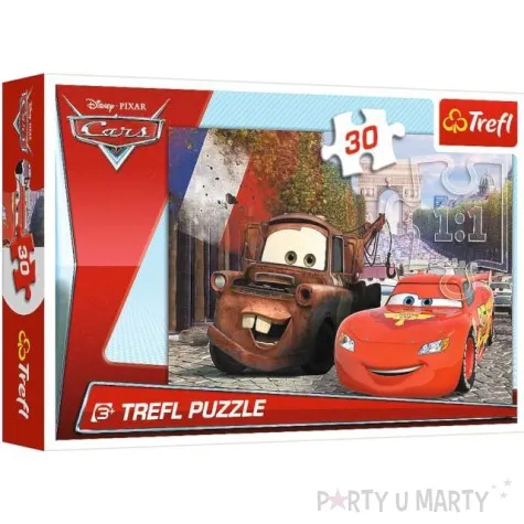 puzzle auta zlomek i zygzak trefl 30 elementow