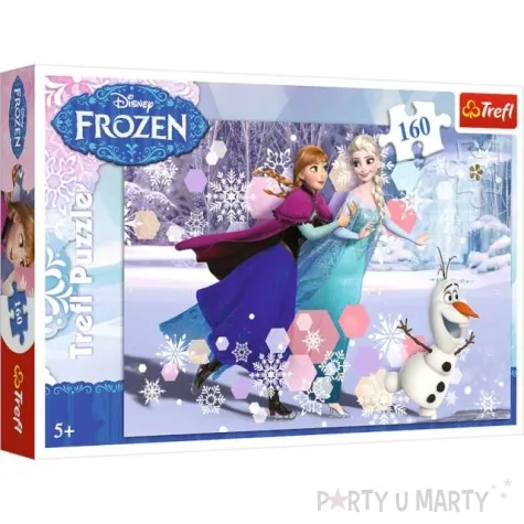 puzzle frozen jazda na lyzwach trefl 160 elementow