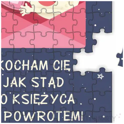 puzzle kocham cie ksiezyc 88 elementow