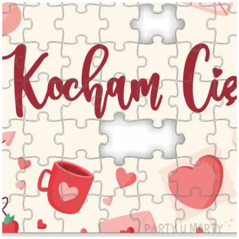 puzzle kocham cie slodycze 88 elementow