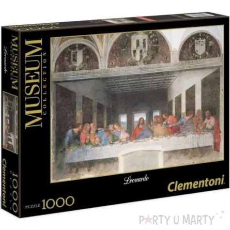 puzzle museum collection da vinci ostatnia wieczerza clementoni 1000 elementow