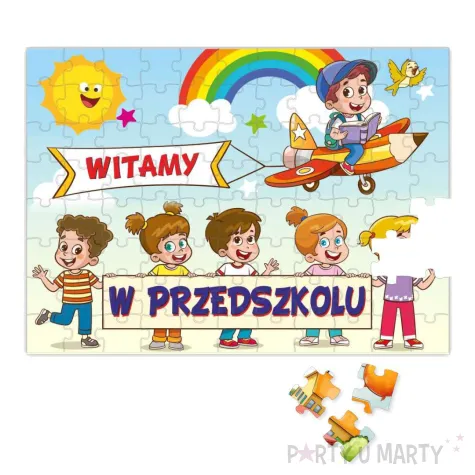 puzzle witamy w przedszkolu 88 elementow