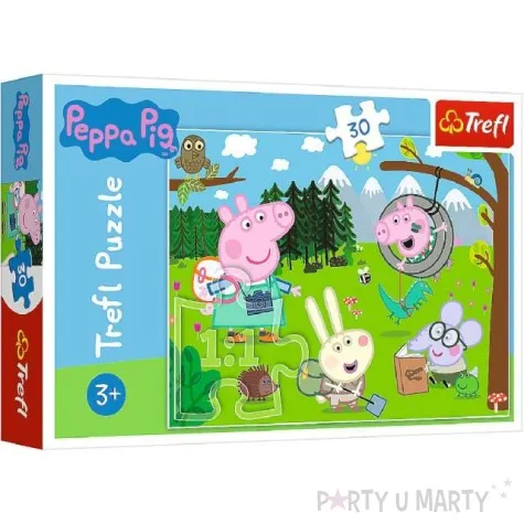 puzzle wycieczka swinki peppa trefl 30 elementow