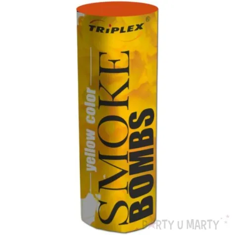 raca dymna smoke bombs zolta z lontem 130x40 mm