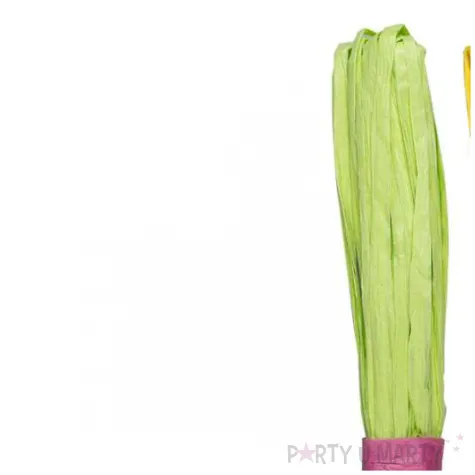 rafia dekoracyjna zielono zolty arpex 11 5 m 2 szt