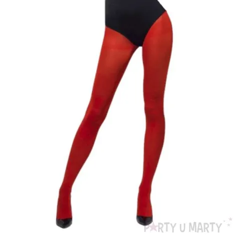 rajstopy gladkie czerwony smiffys rozm uniw