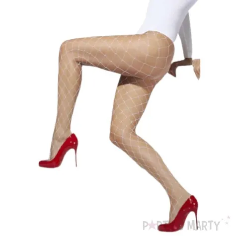 rajstopy kabaretki bialy smiffys rozm uniw