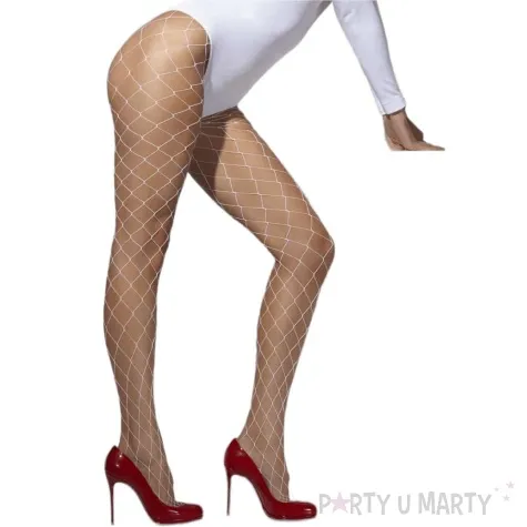 rajstopy kabaretki bialy smiffys rozm uniw