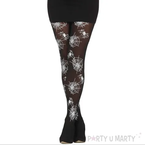 rajstopy pajaki i pajeczyny czarne guirca