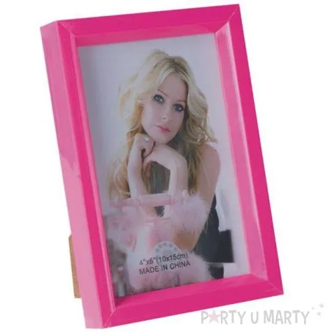 ramka do zdjec classic rozowa 15 x 10 cm