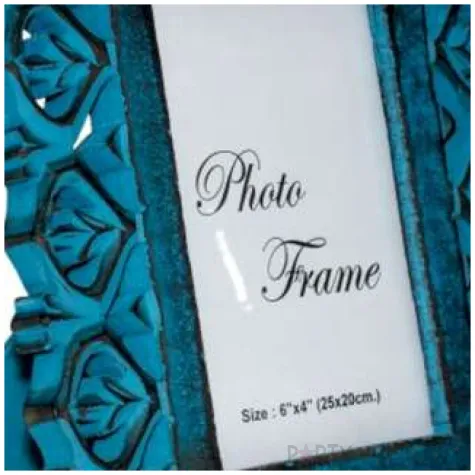 ramka do zdjec drzewo mangowe niebieska kemis 21 x 27 cm