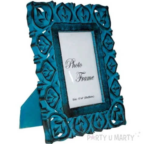 ramka do zdjec drzewo mangowe niebieska kemis 21 x 27 cm