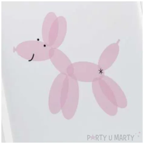 ramka na zdjecia plakat balonowy piesek biala partydeco 30 x 40 cm