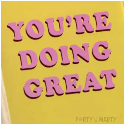 ramka na zdjecie plakat youre doing great partydeco 30 x 40 cm