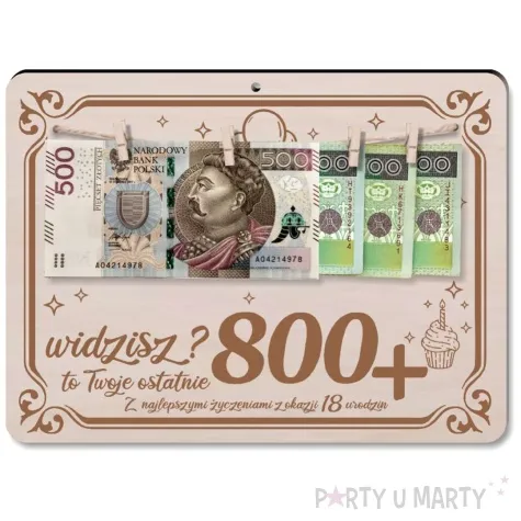 ramka widzisz 18 tka ostatnie 800 drewno 210x155 mm