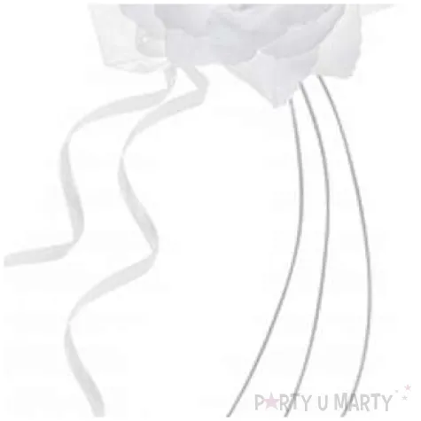 rattanowe bukieciki z roza biale 25 cm 4 szt