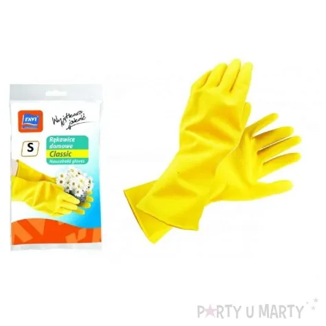 rekawice domowe gratka zolty ravi rozmiar l