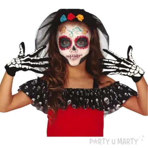 rekawiczki dla dzieci szkielet guirca rozm uniwersalny