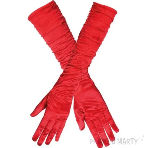 rekawiczki hollywood long czerwone boland