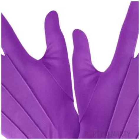 rekawiczki joker fioletowe widmann uniw