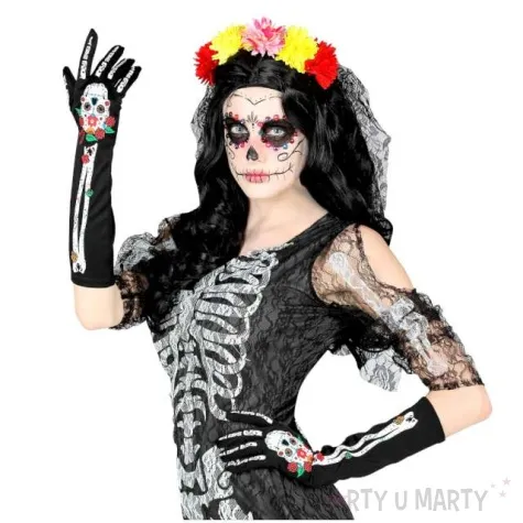 rekawiczki kosciotrup dia de los muertos widmann rozm uniwersalny