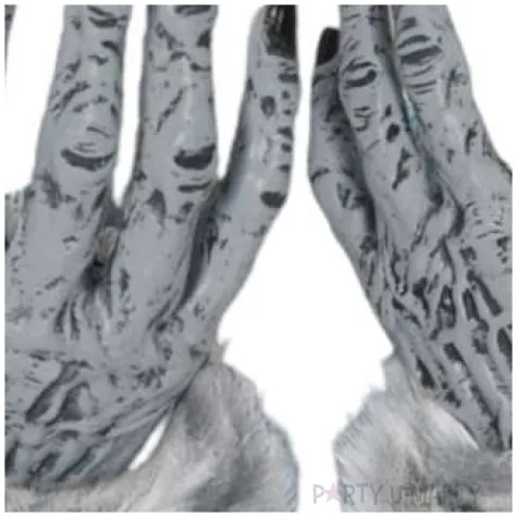 rekawiczki wilkolak pazury szare smiffys