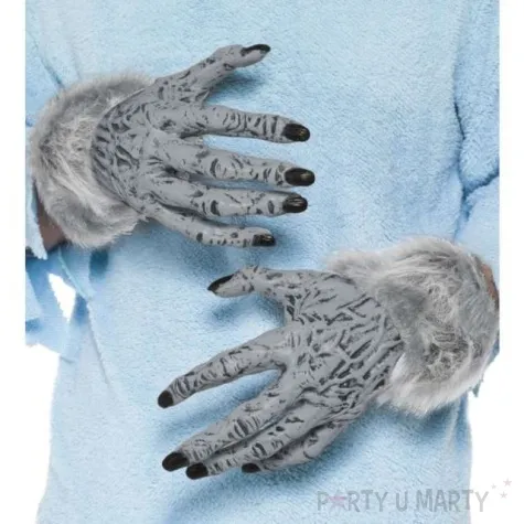 rekawiczki wilkolak pazury szare smiffys