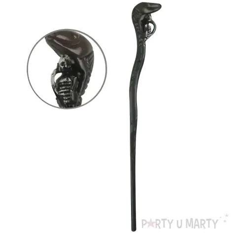 rozdzka party glowa weza czarny partytino 45 cm