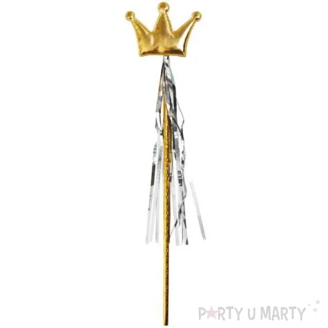 rozdzka party korona zlota kraszek 36 cm