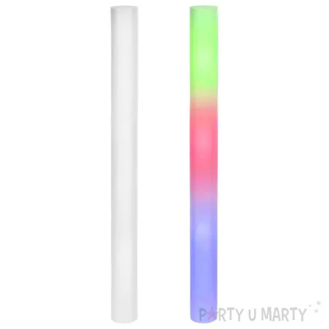 rozdzka swiecaca palka na koncert piankowa led imprezowa lampka na wesele sylwestra 48 cm x9