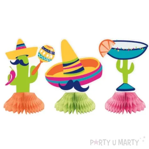 rozeta stojaca meksykanska mix unique 8 cm 3 szt