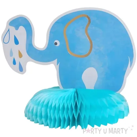 rozeta stojaca slonik niebieski godan 18 cm