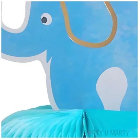 rozeta stojaca slonik niebieski godan 18 cm