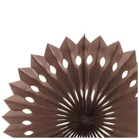 rozeta wiszaca classic brazowy partydeco 20 30 cm 3 szt