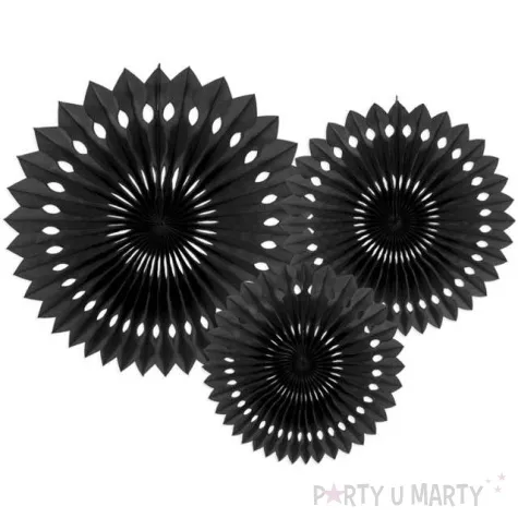 rozeta wiszaca classic czarny 20 30 cm 3 szt