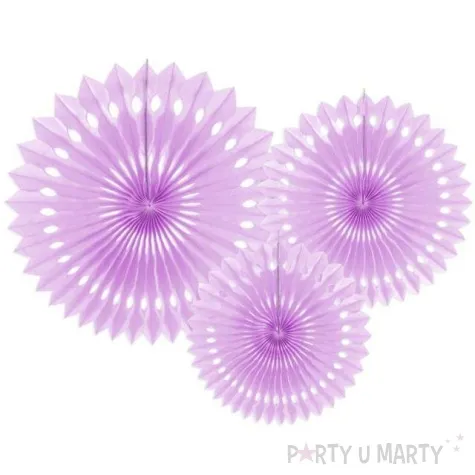 rozeta wiszaca classic lawendowy 20 30 cm 3 szt