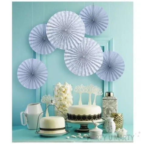 rozeta wiszaca oczko blekitna 40 cm