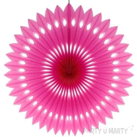 rozeta wiszaca oczko rozowa 40 cm