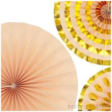 rozeta wiszaca paski brzoskwiniowa godan 3 szt