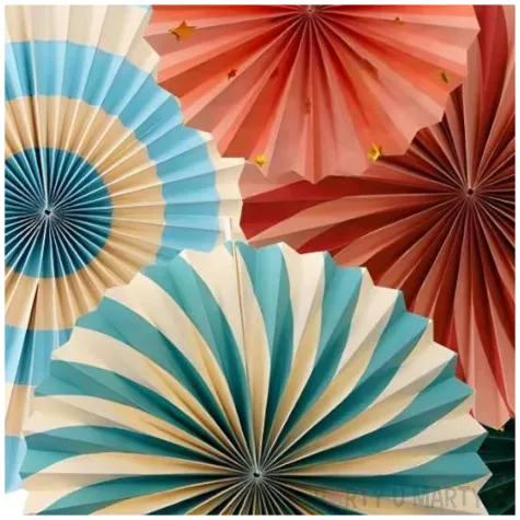 rozety ozdobne wiszace cyrk dekoracja do powieszenia na urodziny wesele festyn 26 43 cm 5 szt