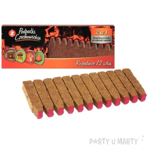 rozpalacz do grilla i kominka 2 w 1 12 szt
