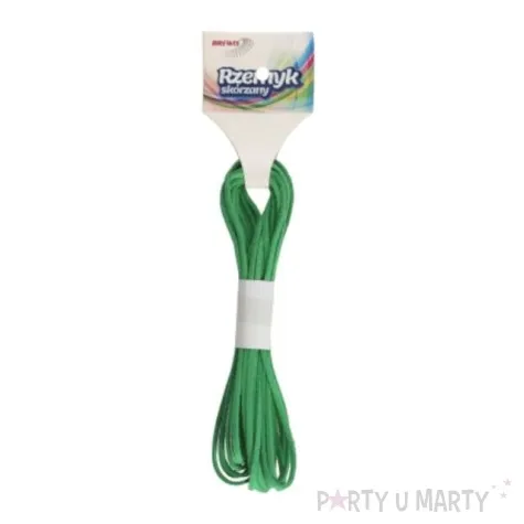 rzemyk skorzany zielony brewis 5m