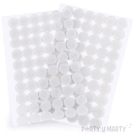 rzep samoprzylepny koleczka bialy stoklasa 15 mm 60 szt