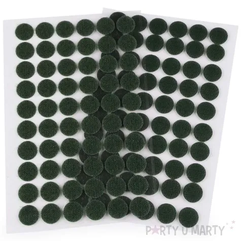 rzep samoprzylepny koleczka zielony ciemny stoklasa 15 mm 60 szt