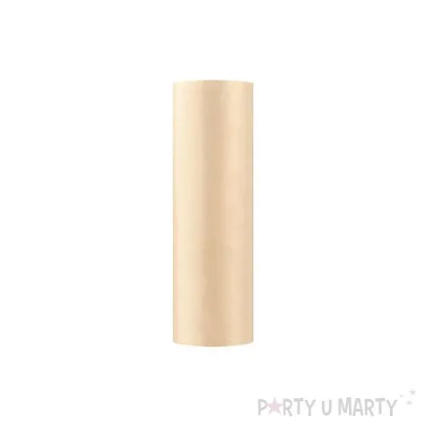 satyna gladka brzoskwiniowa jasna partydeco 0 16 x 9 m