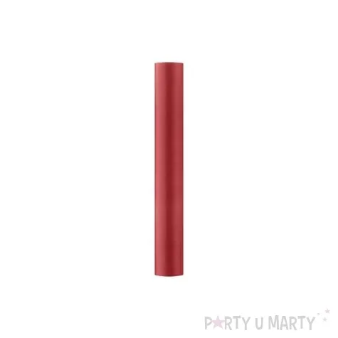 satyna gladka czerwona partydeco 0 36 x 9 m