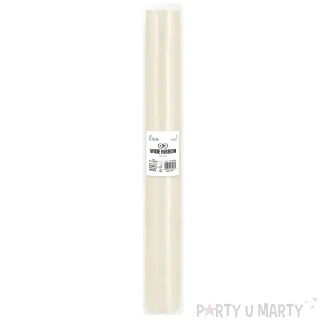 satyna gladka ecru partypal 0 36 x 9 m